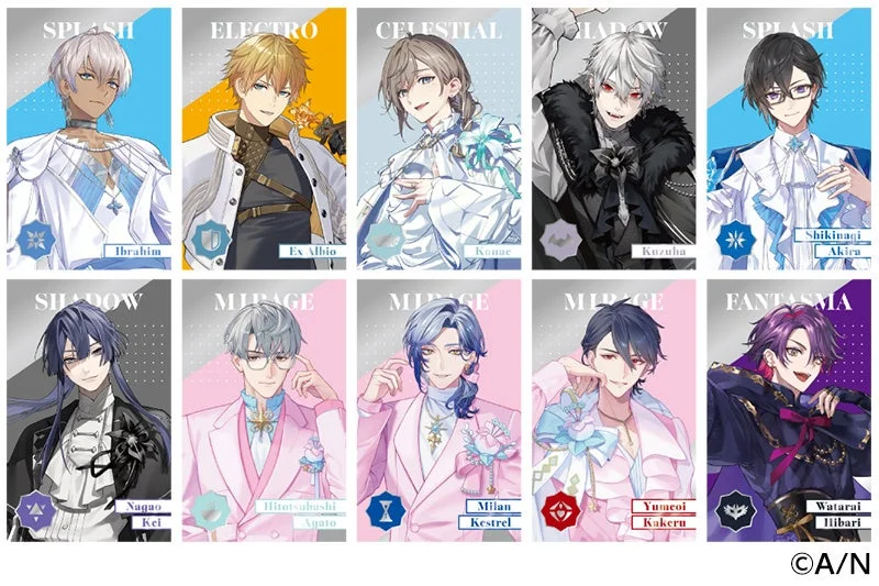 【にじさんじ 8th Anniversary】ランダムメタルカード Aグループ