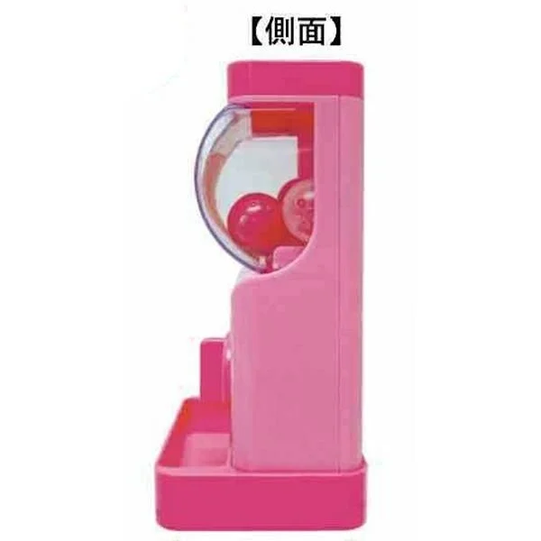 ガチャマシンの側面