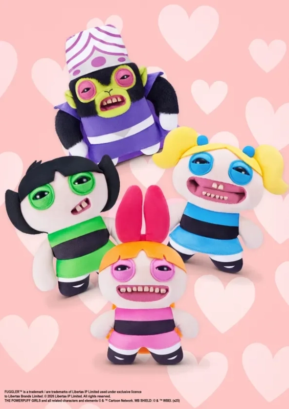ファグラー パワーパフガールズ コラボぬいぐるみ