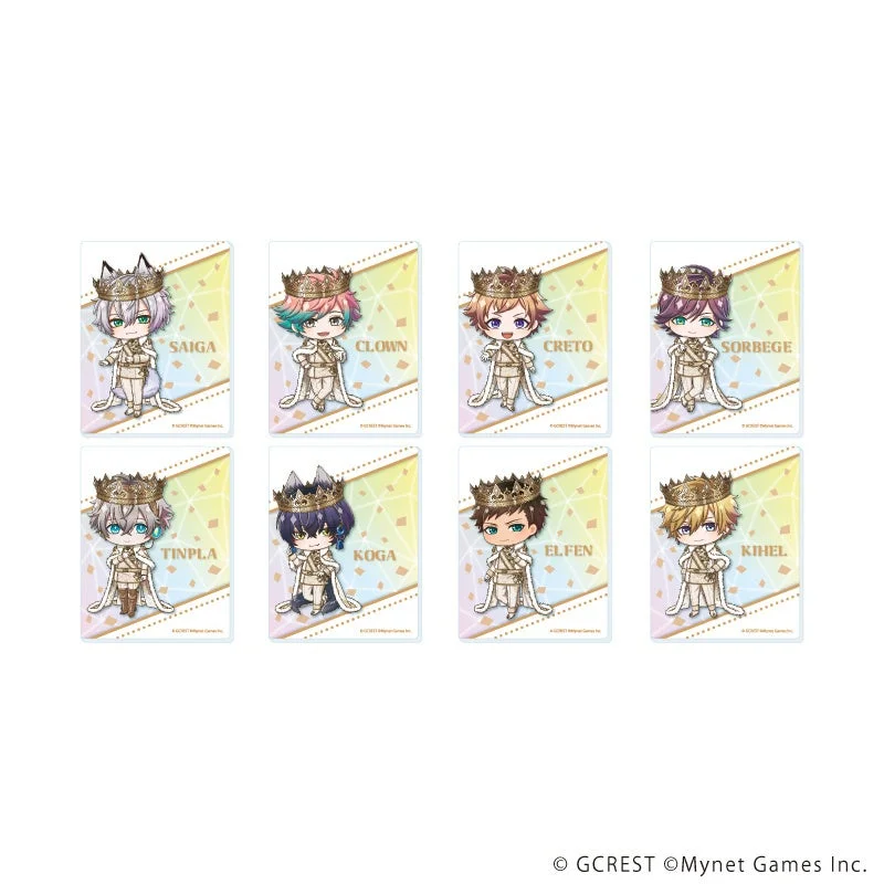 夢王国と眠れる100人の王子様 アクリルカード ミニキャライラスト セット1