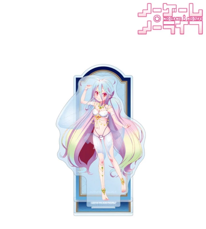 ノーゲーム・ノーライフ 描き下ろし 白 踊り子ver. BIGアクリルスタンド