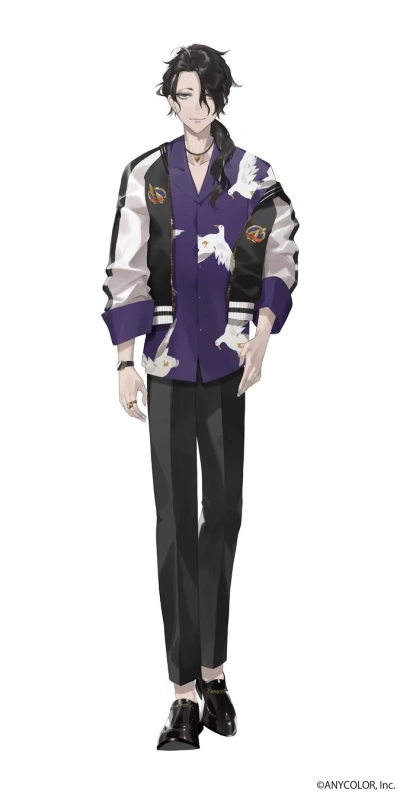 男虎の全身イラスト