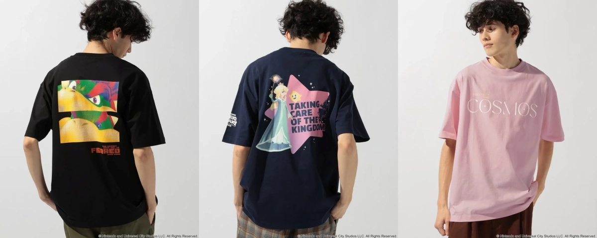 マリオプリントTシャツ（大人用）