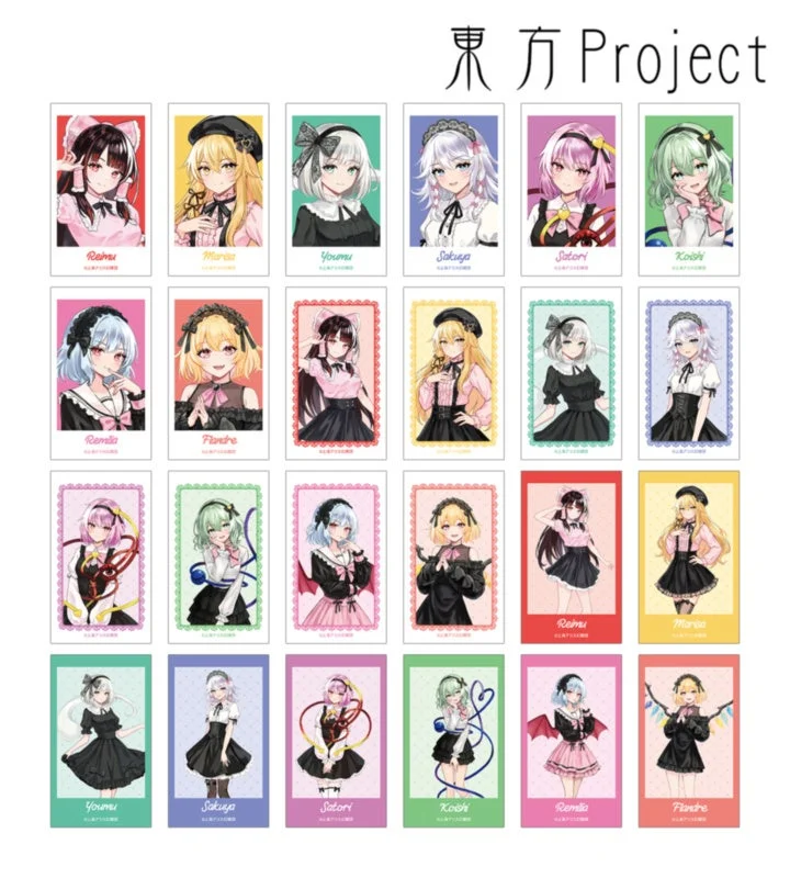 松本能人イラスト ガーリーファッションver. トレーディングイラストカード