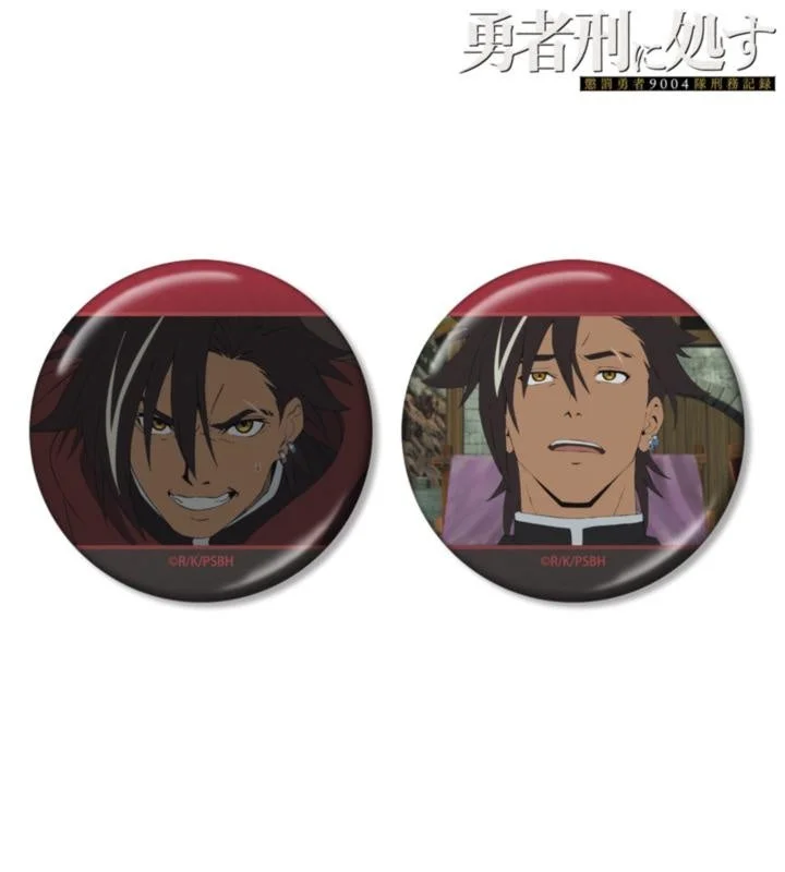 場面写メタリック缶バッジ2個セット