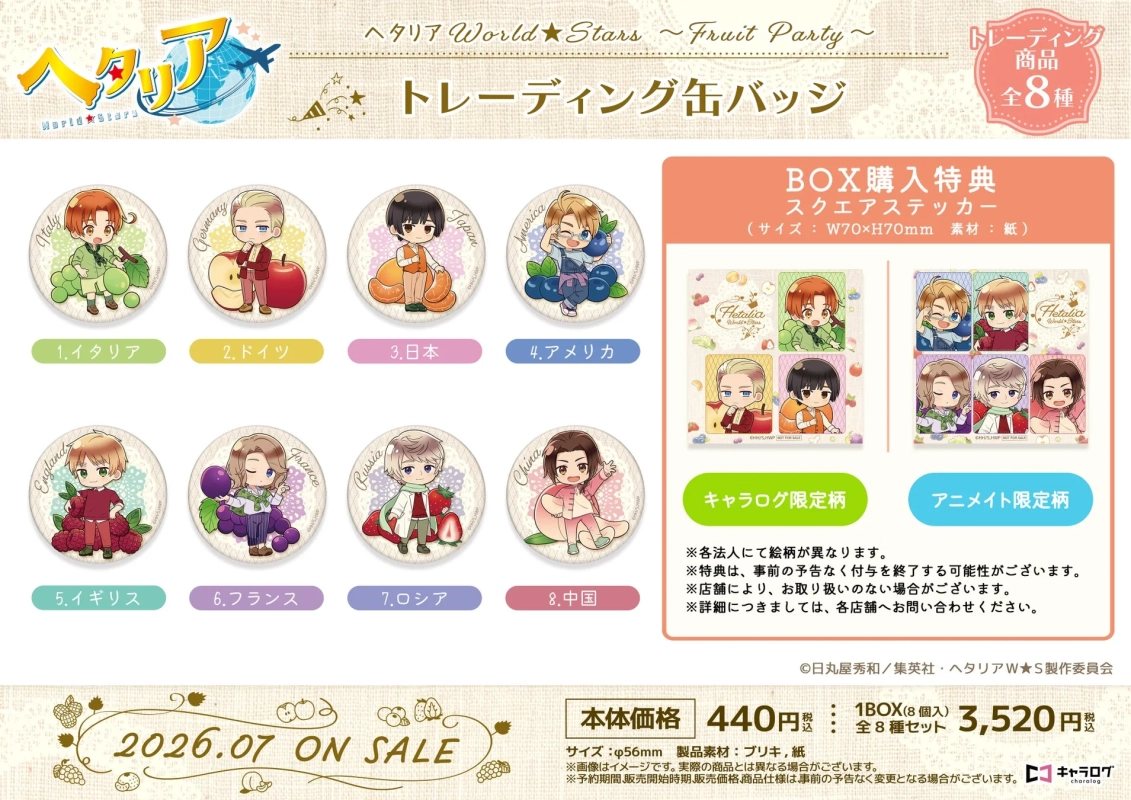 トレーディング缶バッジ