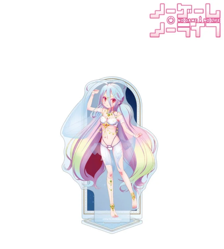 ノーゲーム・ノーライフ 描き下ろし 白 踊り子ver. 特大アクリルスタンド