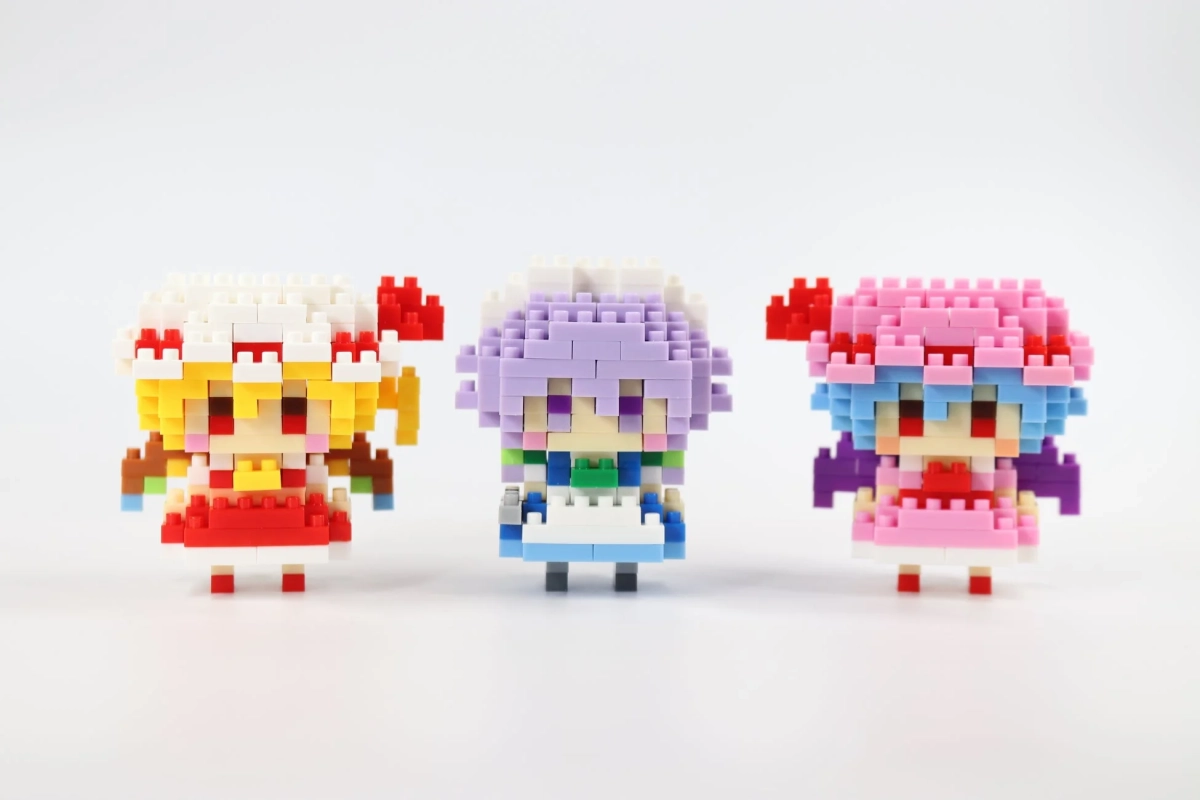 ミタクルブロック 東方Projectフィギュア3体