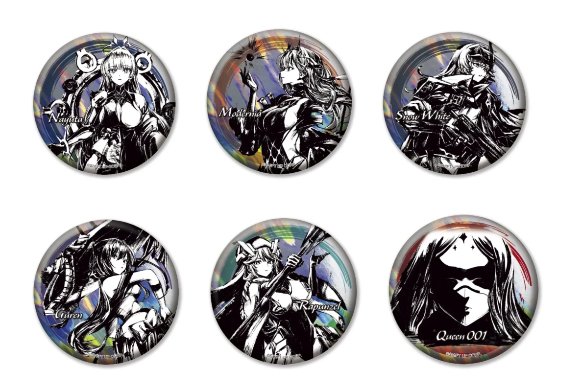 墨絵トレーディングホロ缶バッジ