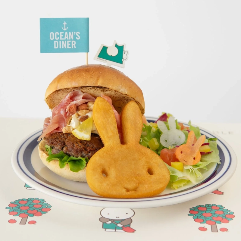 ミッフィーの生ハム春色バーガー