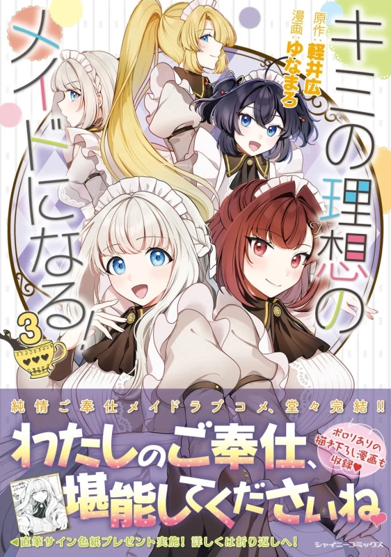 キミの理想のメイドになる！3巻表紙