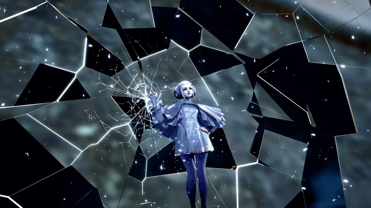 イングリッドと割れた鏡