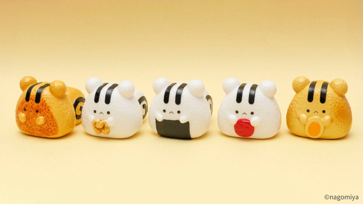 なごみ屋の世界 おにぎりす コレクションフィギュア 5種集合