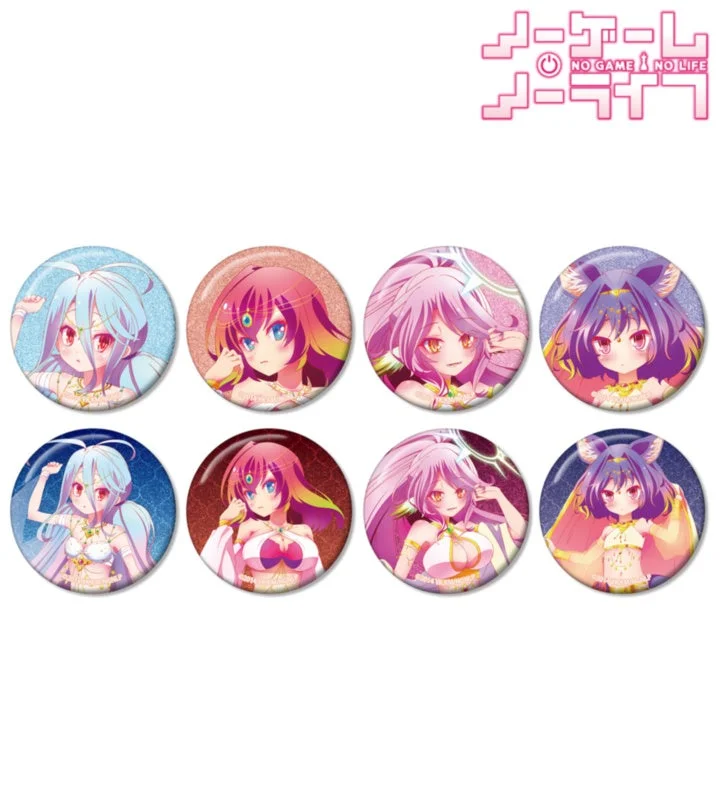 ノーゲーム・ノーライフ 描き下ろし 踊り子ver. トレーディンググリッター缶バッジ