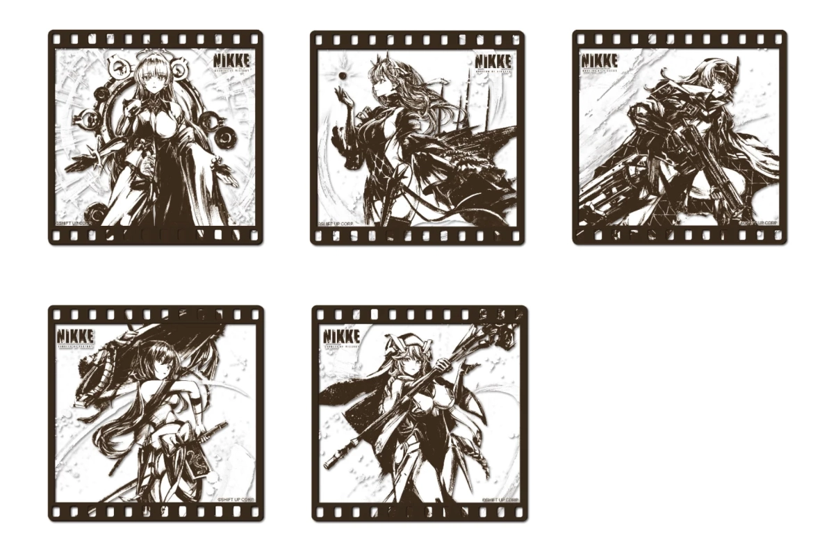 墨絵アクリルコースター 全5種