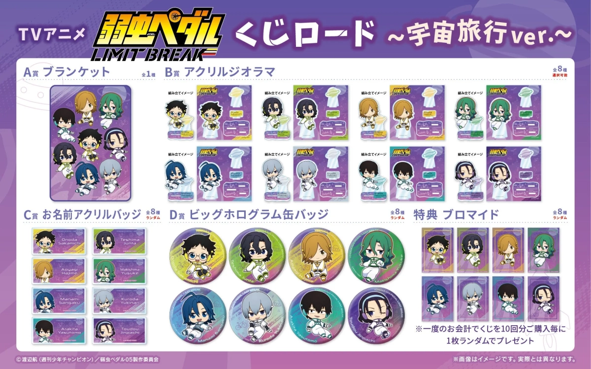 TVアニメ 弱虫ペダル LIMIT BREAK くじロード ～宇宙旅行 ver.～
