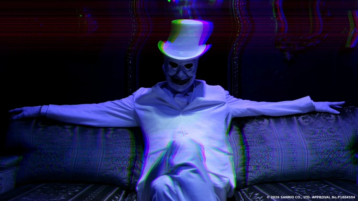 不気味なピエロのような人物の画像