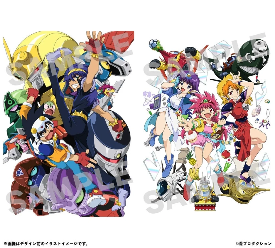 アニメ,キャラクター,ロボット,メカ,ファンタジー,SF,少年漫画,少女漫画,集合絵,イラスト,葦プロダクション,レトロアニメ