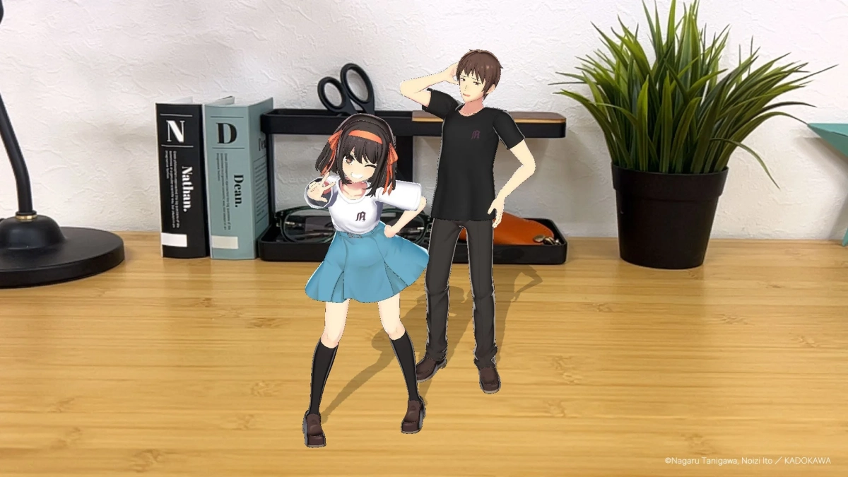 デスク上の3Dモデル