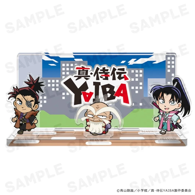 真・侍伝YAIBA ついてっくアクリルジオラマ 武蔵&小次郎&十兵衛