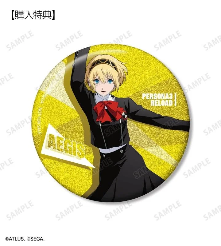 描き下ろし アイギス アクティビティver. 75mmグリッター缶バッジ AMNIBUS限定特典