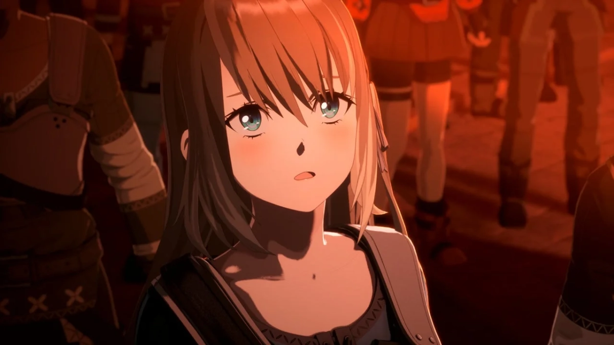不安げな表情の少女