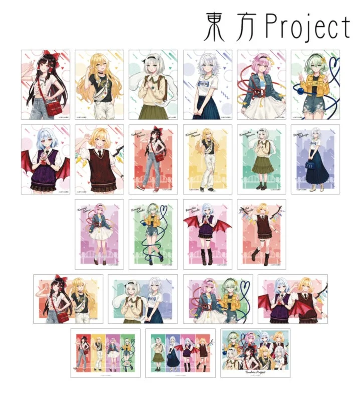 松本能人イラスト 現代風ファッションver. vol.2 トレーディングブロマイド
