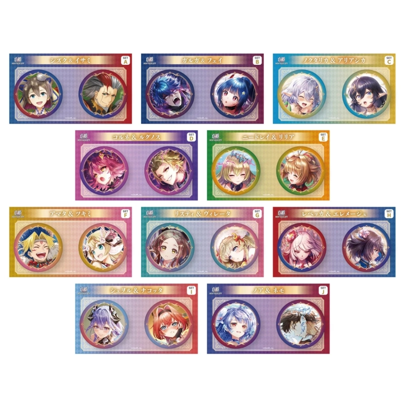 E賞缶バッジ2個セット