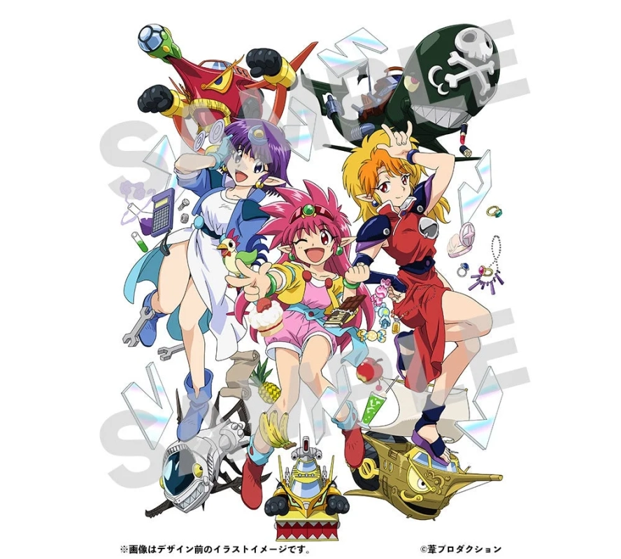 アニメ,キャラクター,少女,ファンタジー,SF,ロボット,イラスト,集合絵,カラフル,葦プロダクション