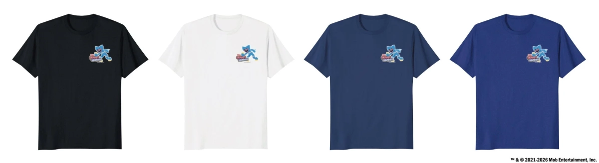 Poppy Playtime ルーインドハギーワギー ワンポイント Tシャツ