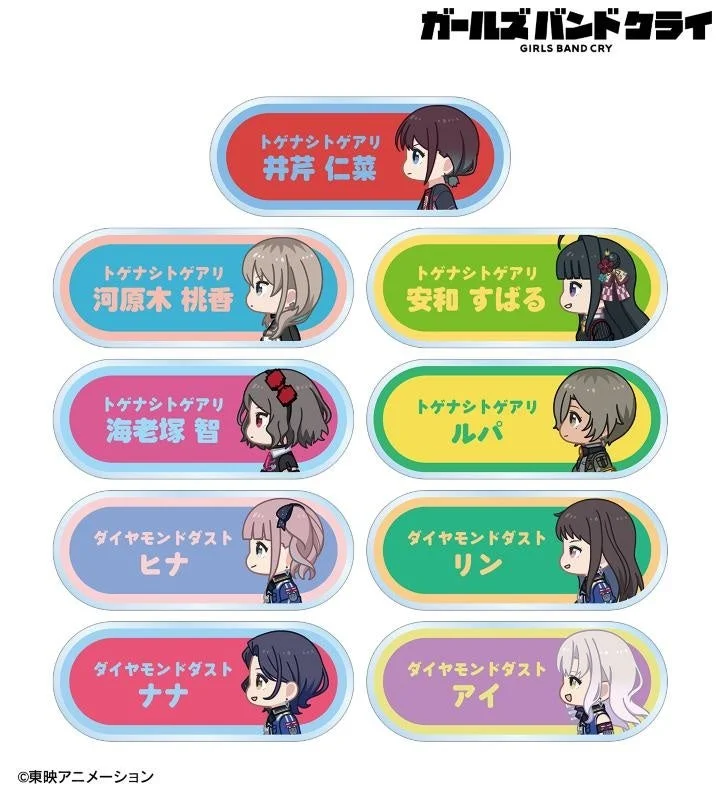 ちびとこ アクリルネームプレート