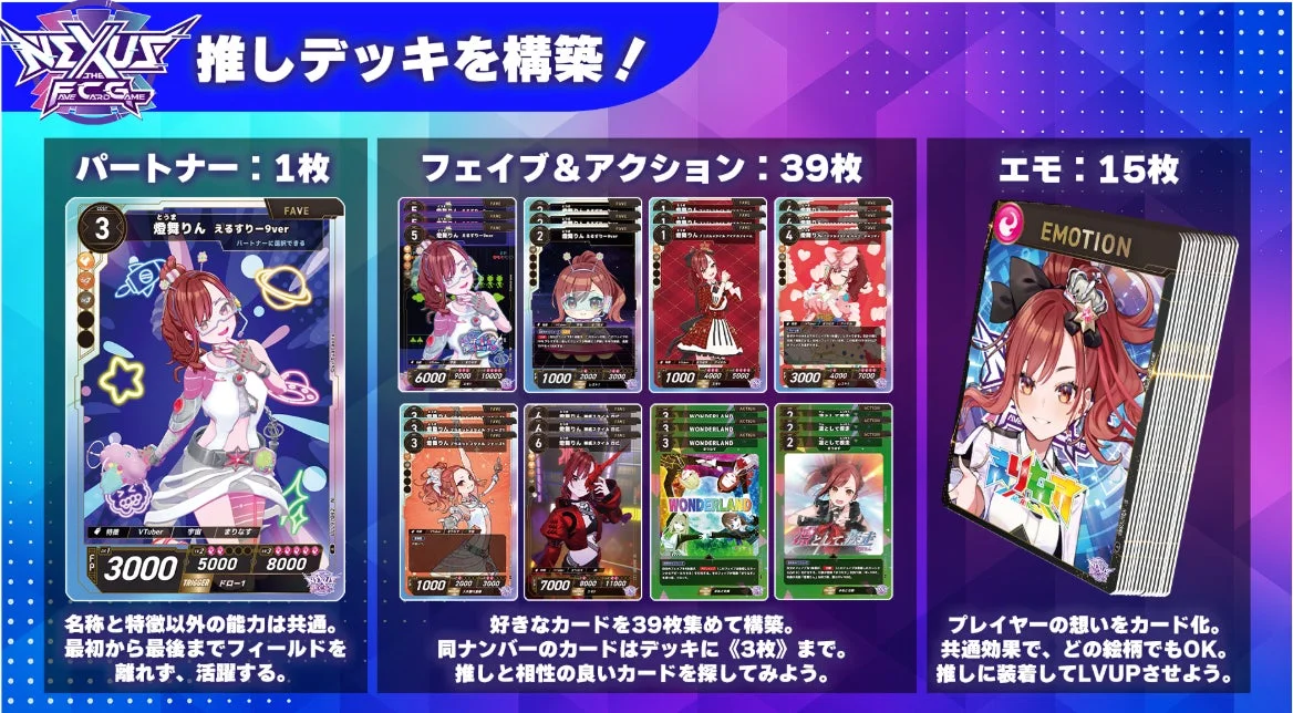 推しデッキ 1 つで長く遊べる